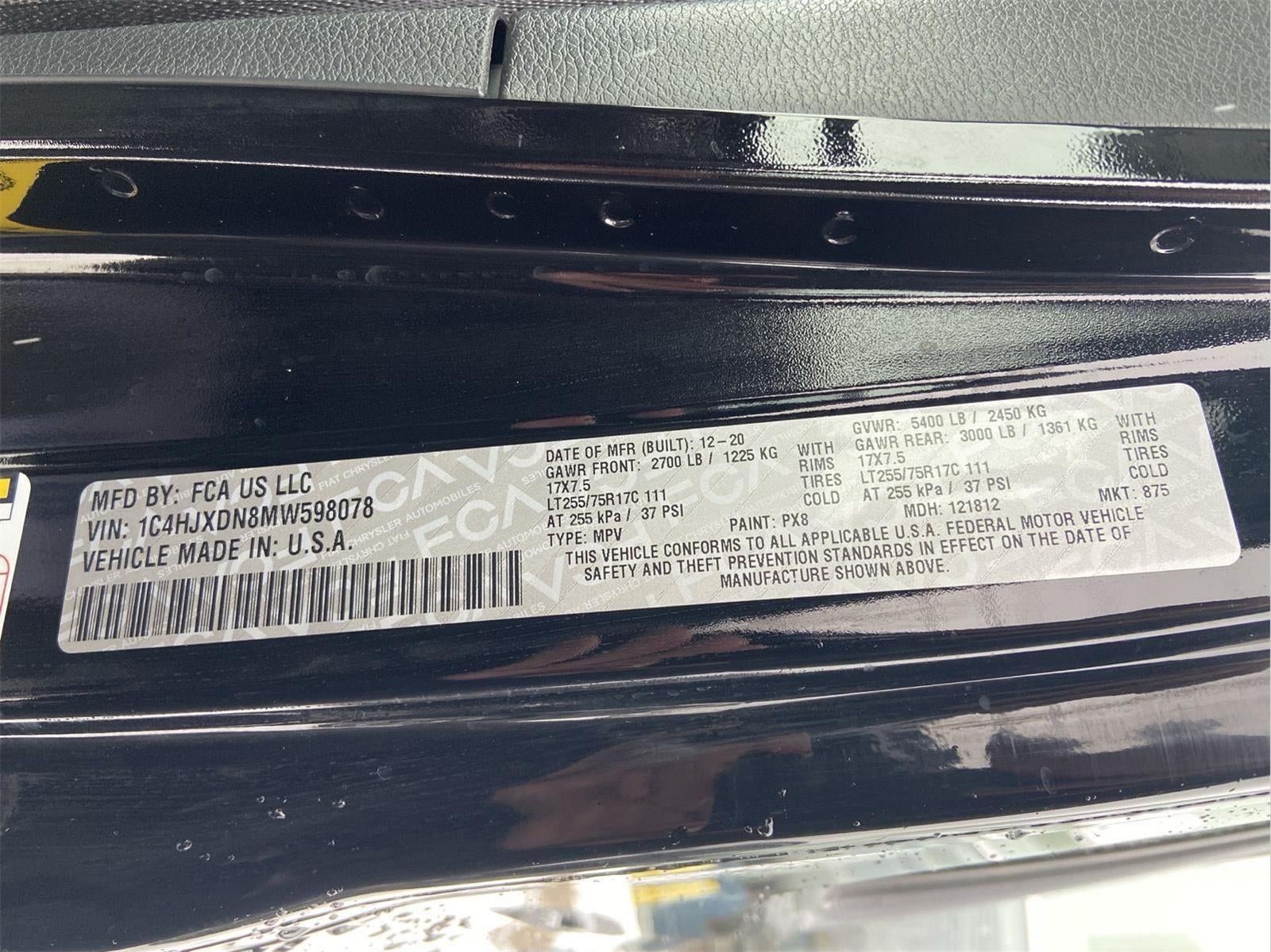 2021 Jeep Wrangler Unlimited Willys