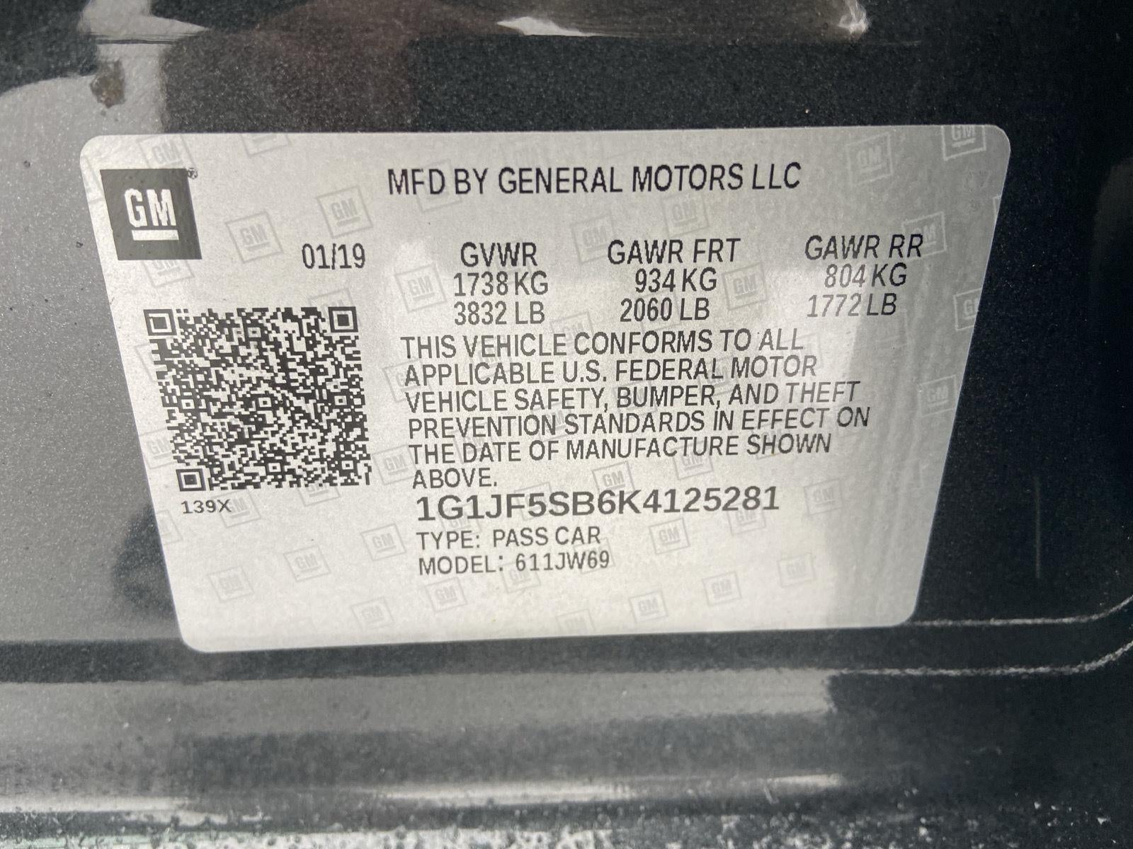 2019 Chevrolet Sonic Premier