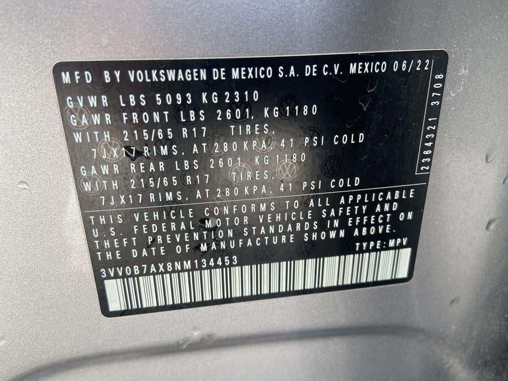 2022 Volkswagen Tiguan 2.0T S