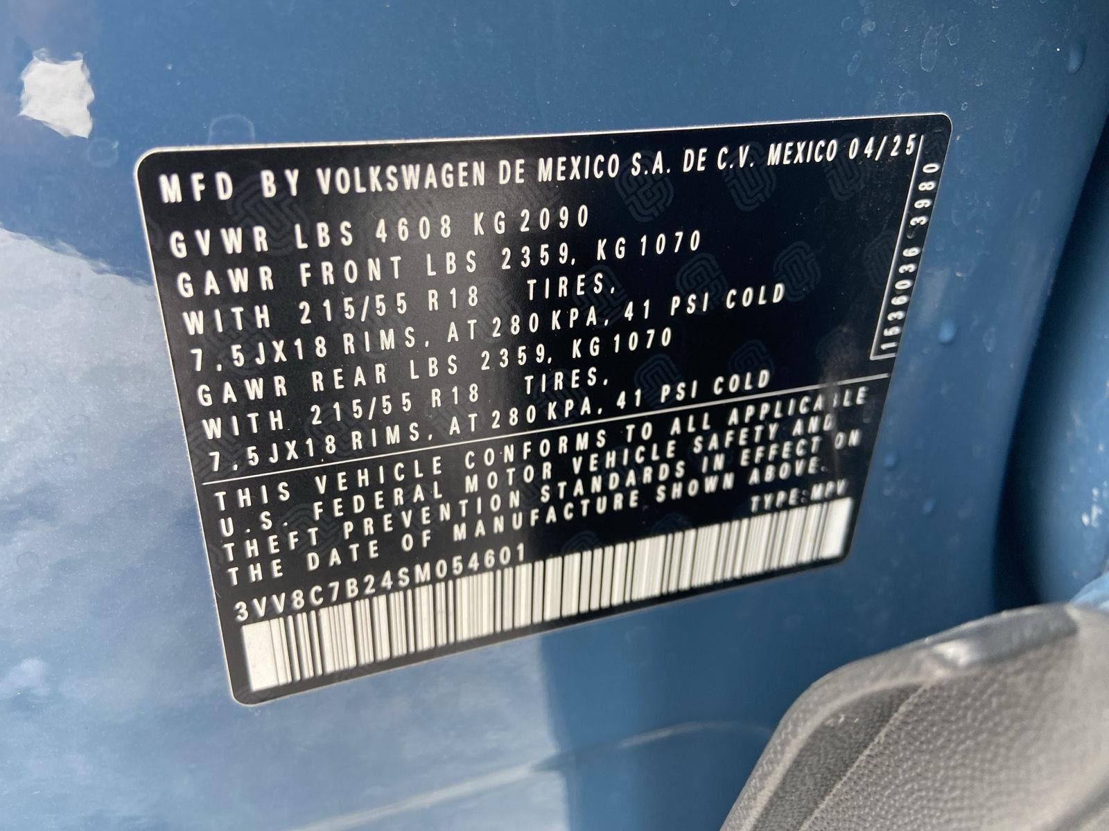 2025 Volkswagen Taos S