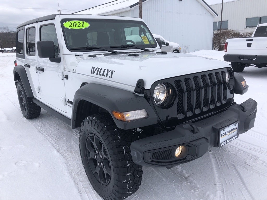 2021 Jeep Wrangler Unlimited Willys Sport 4x4 Watertown NY | Albany  Syracuse Watertown New York 1C4HJXDN9MW773910