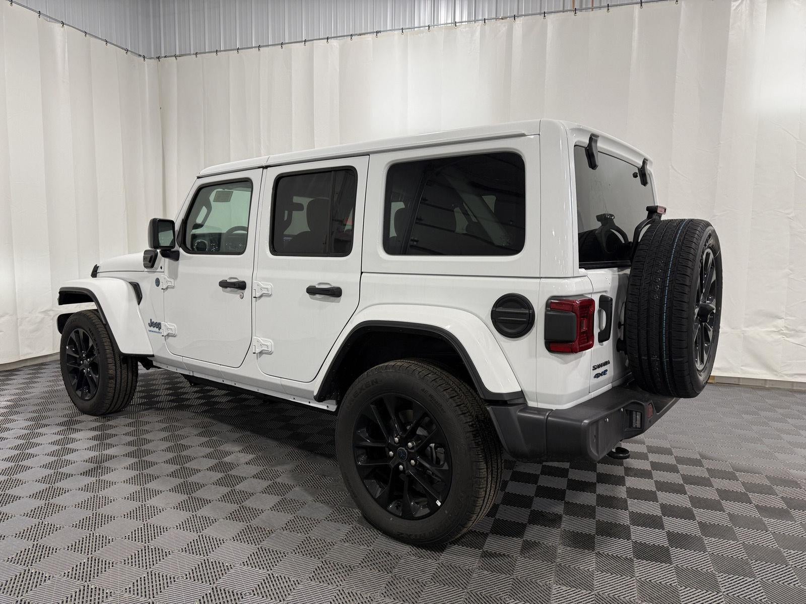 Used 2025 Jeep Wrangler 4xe Sahara 4XE with VIN 1C4RJXP65SW599839 for sale in Watertown, NY