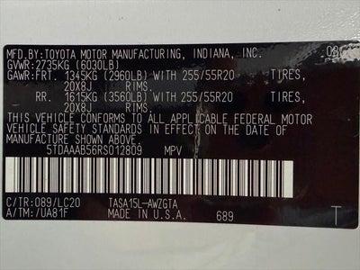 2024 Toyota GRAND HIGHLANDER Limited