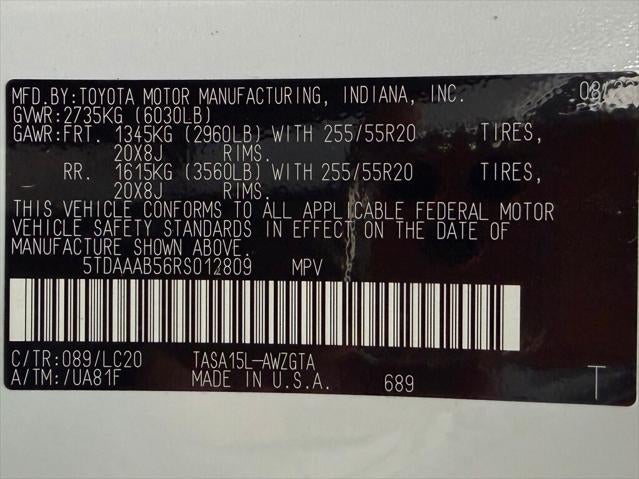 2024 Toyota GRAND HIGHLANDER Limited