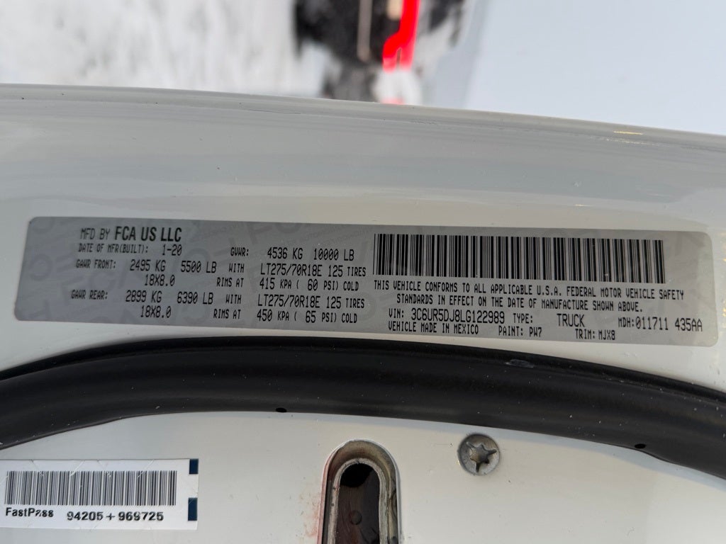 2020 RAM 2500 Big Horn CARBRAVO!